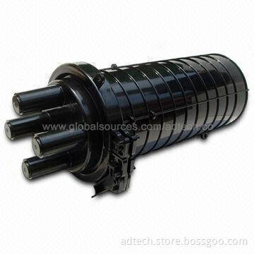 Dome/Vertical Fiber Optic Splice Closure with 48 Capacity and Rubber Ring Seal Way